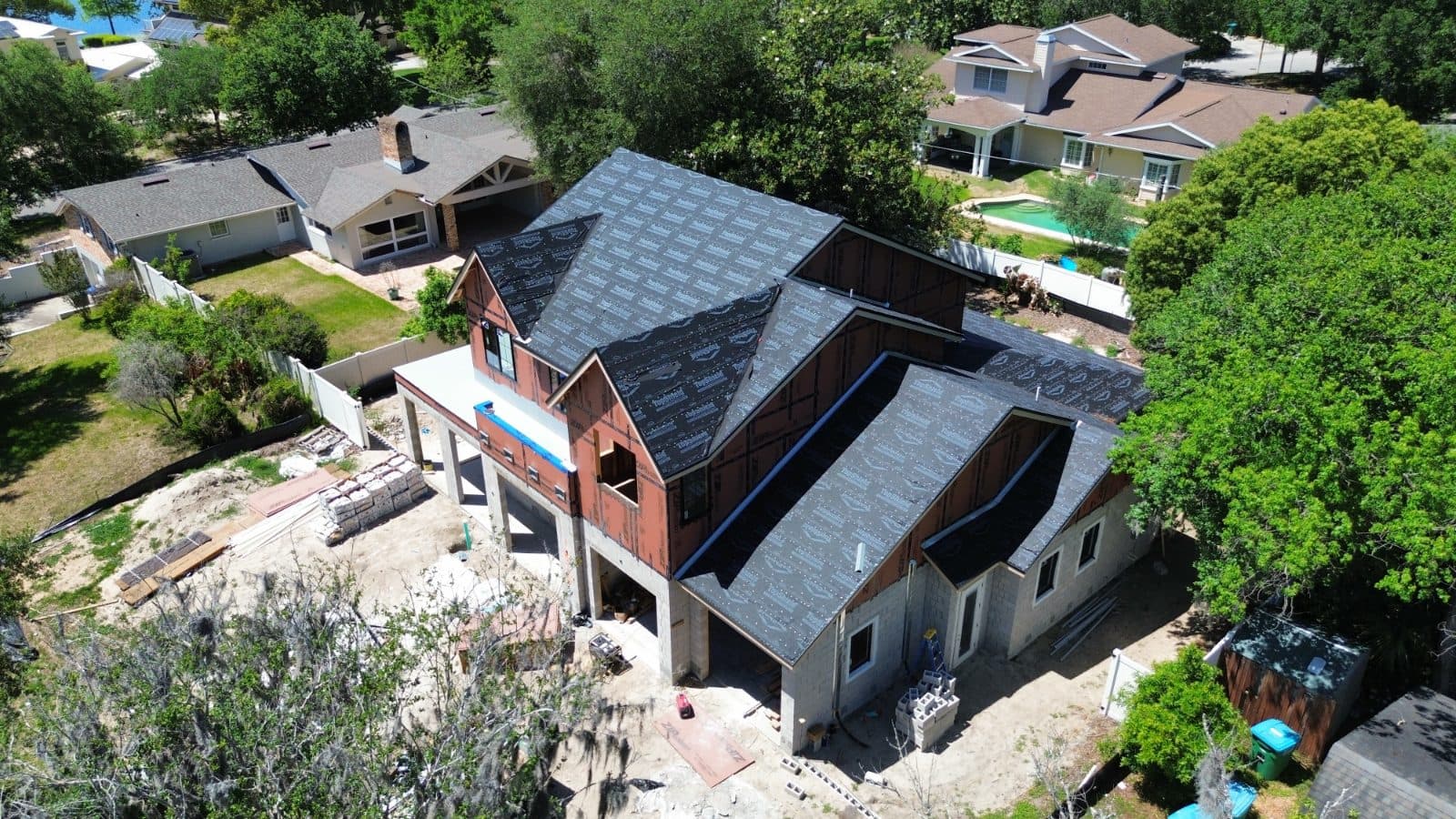 New Construction Roofing project example by Southern Traditions Roofing